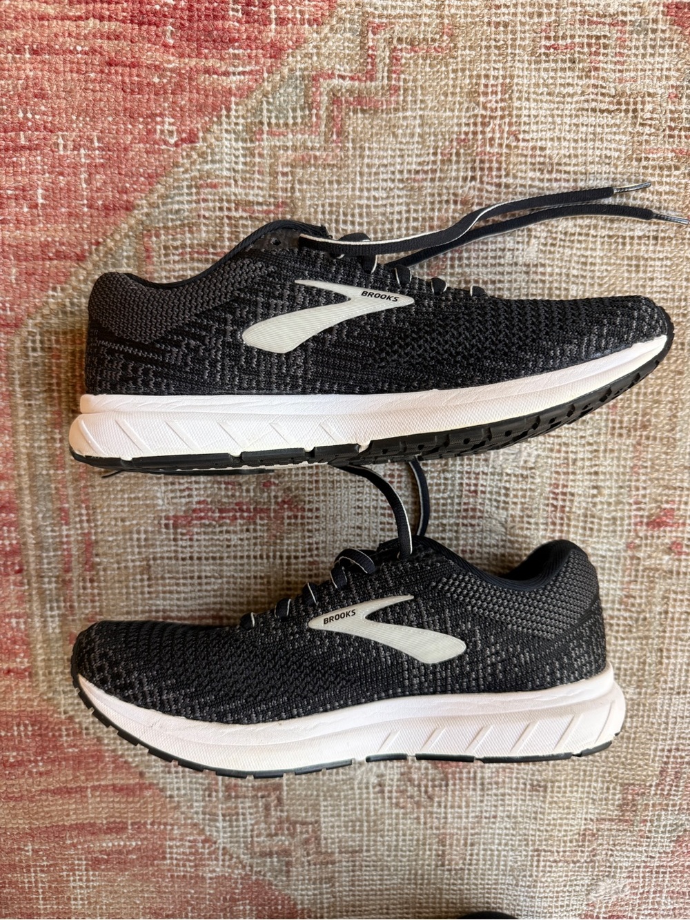 Brooks Black and White Women's Running Sneakers